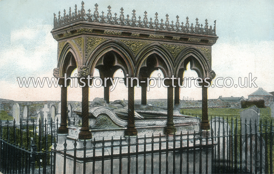 Grace Darlings Monument, Bamburgh. Northumberland. c.1905